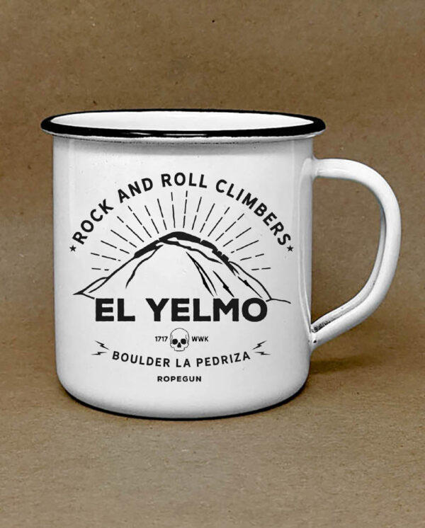 TAZA ESMALTADA "EL YELMO"